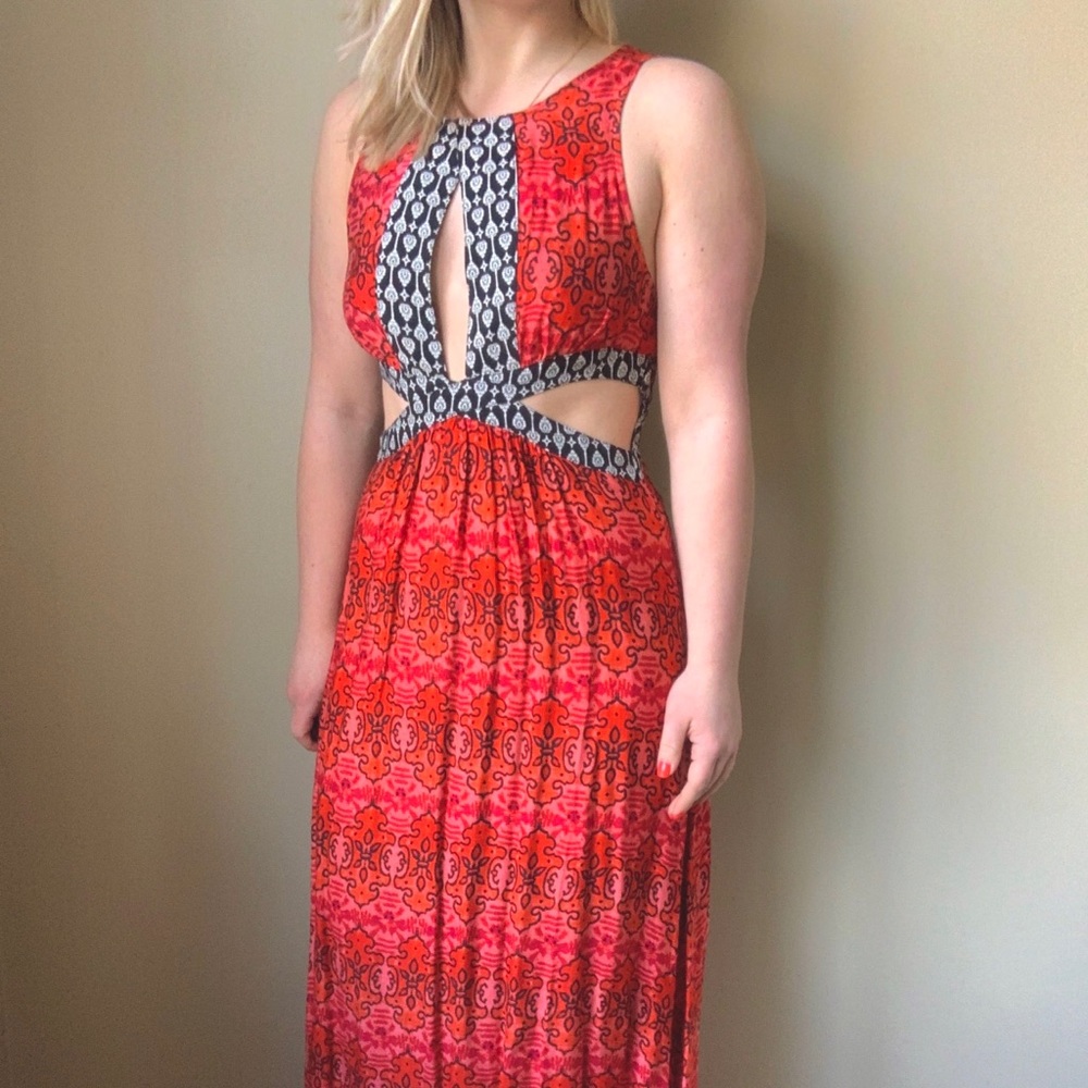 NEW Printed Maxi Dress